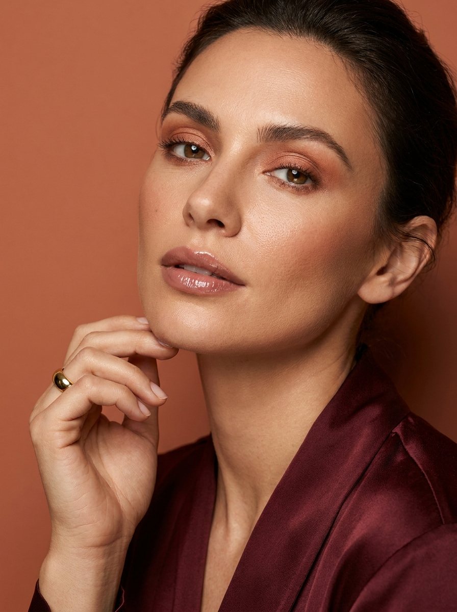 Model wearing Gracendor makeup