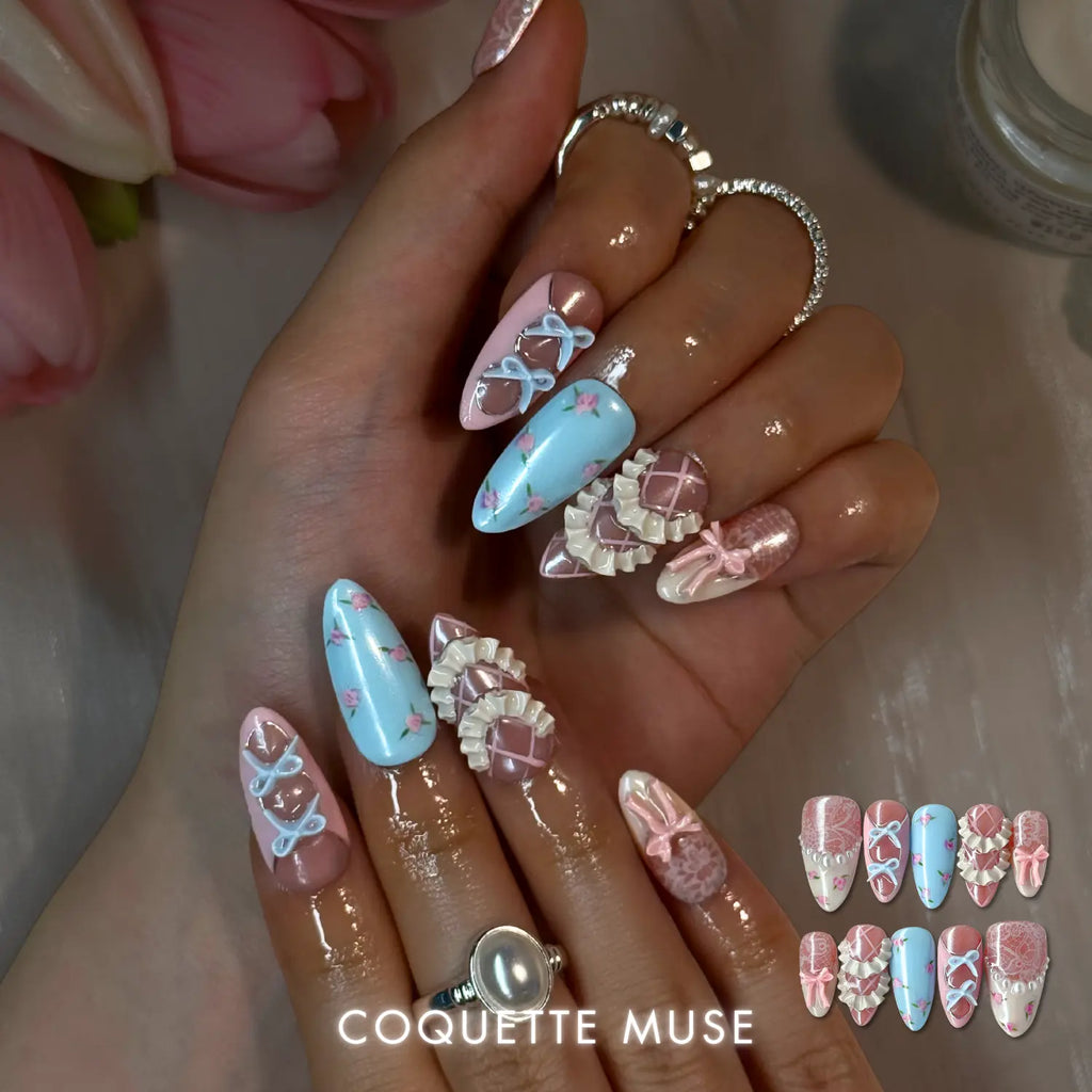 Nailphoria Spring Reverie Collection — Handmade Press-On Nails