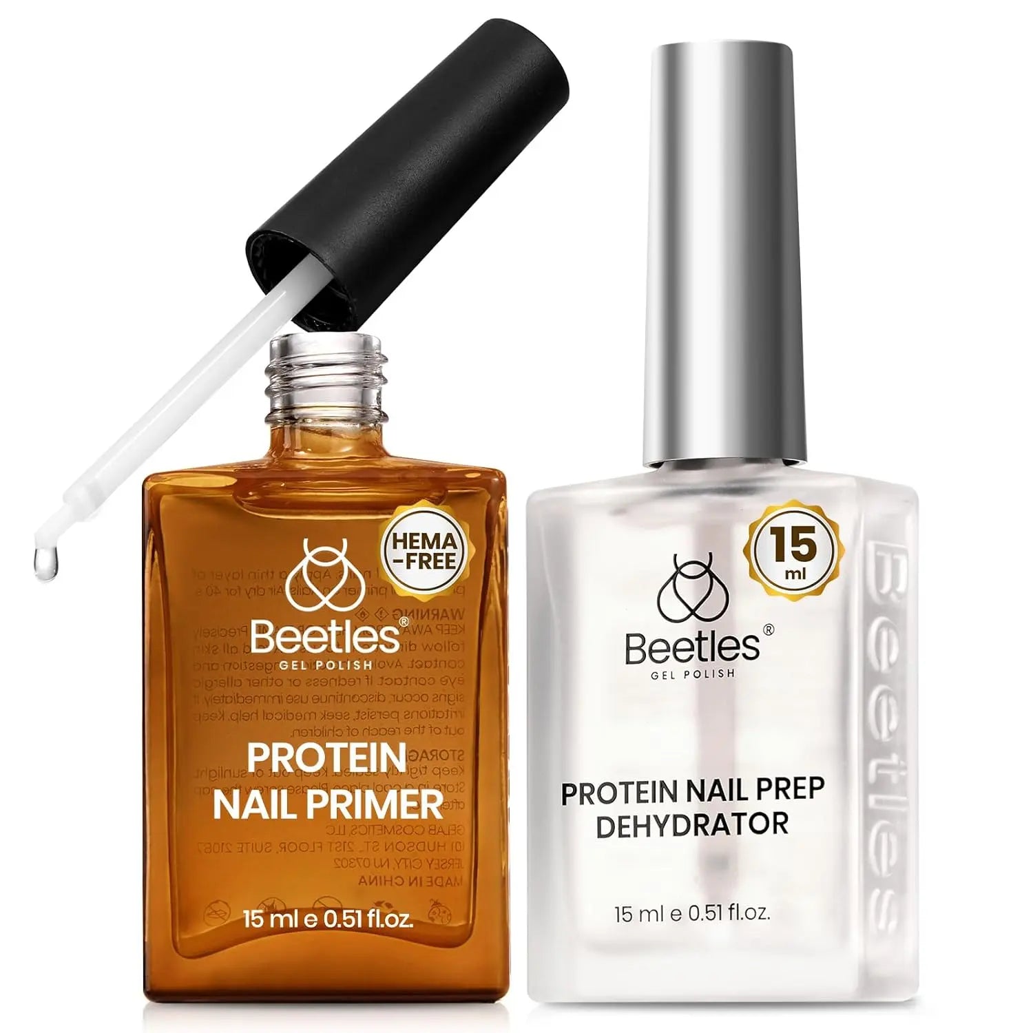 Beetles Tipex Instant Apex Nail Tips | Thick Nail Tips for Flat Nails