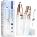 2-in-1 Rechargeable Facial & Eyebrow Hair Remover | LED Trimmer