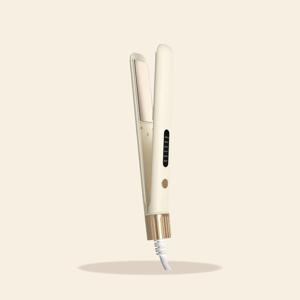 2-in-1 Flat Iron Hair Straightener & Curler | 1 Inch Ionic Styling Tool