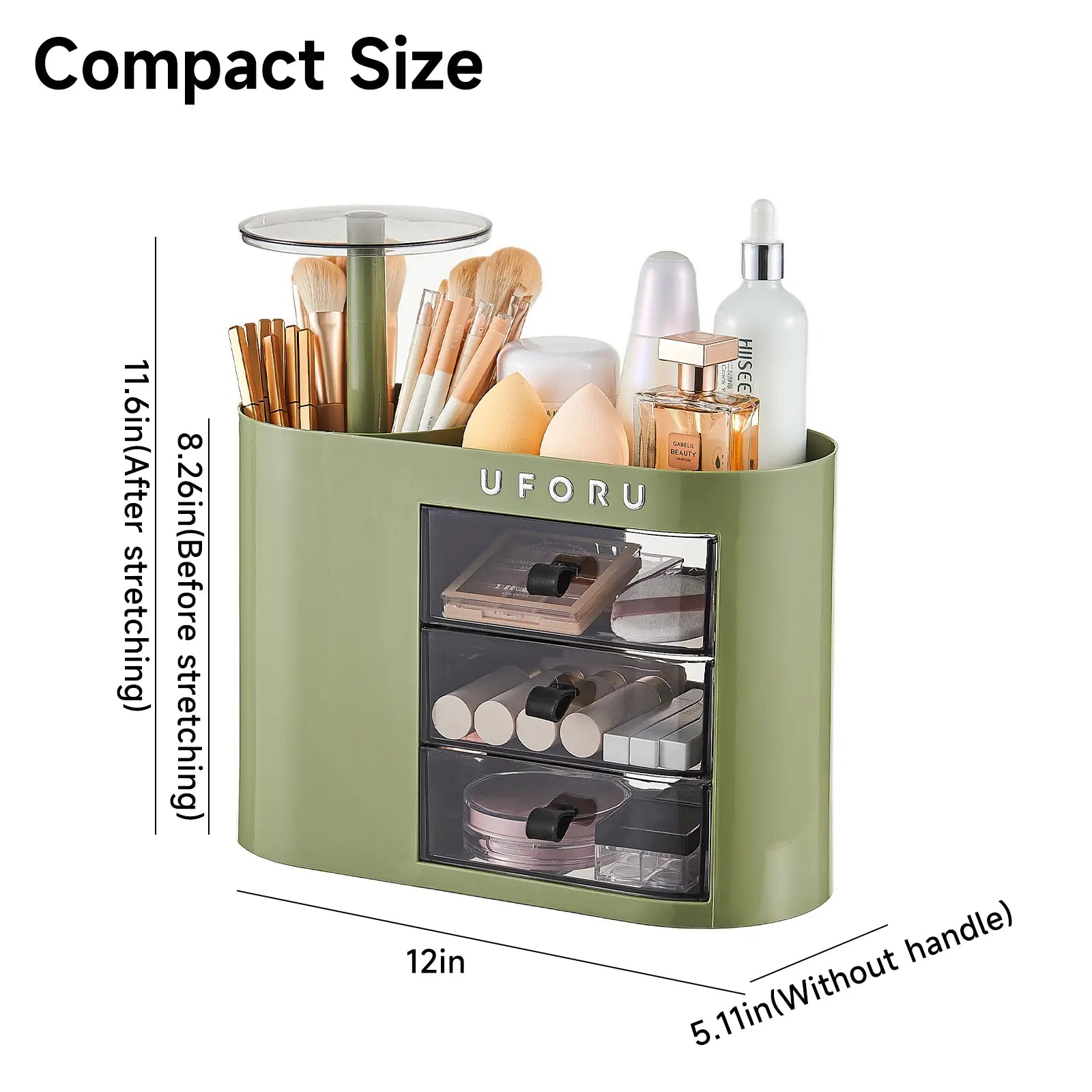 UFORU Makeup Organizer with Drawers | Vanity Cosmetic Storage