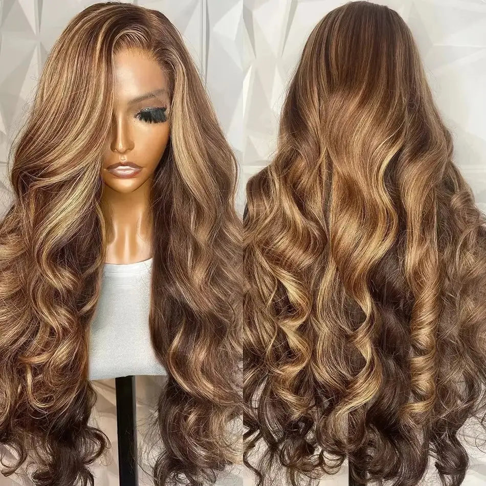 Hot Star P4/27 Highlight 13x6 HD Lace Front Human Hair Wig