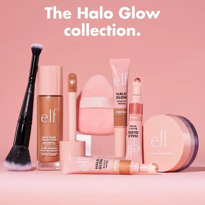 e.l.f. Halo Glow Powder Puff | Reusable Velour Face Puff