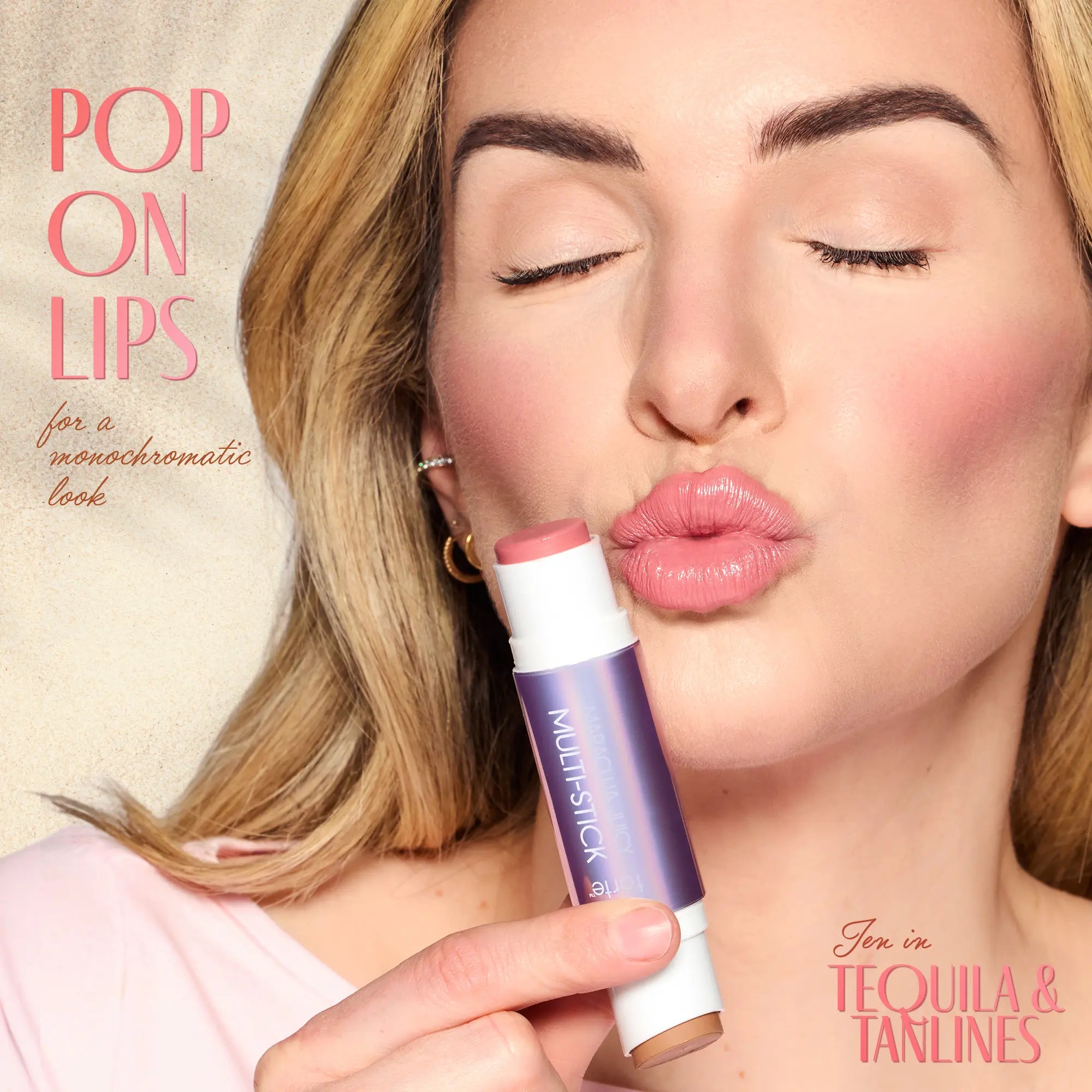 Tarte Maracuja Juicy Multi-Stick + Brush | Blush & Bronzer Stick