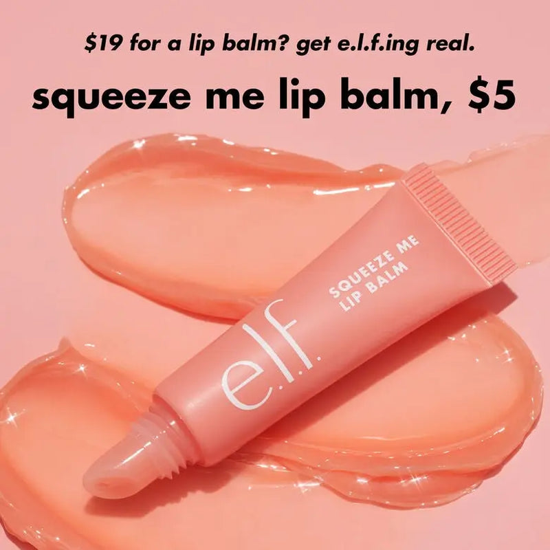 e.l.f. Squeeze Me Lip Balm | Sheer Tint Moisturizing Lip Balm