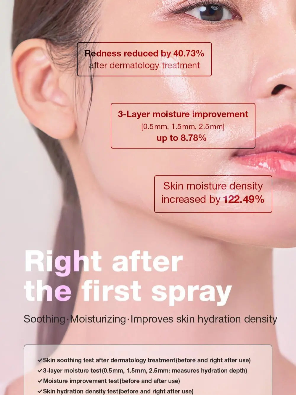 LAUNDRYOU Hydrating Jelly Mist — Probiotic Soothing Facial Spray for Dry Skin Barrier Support