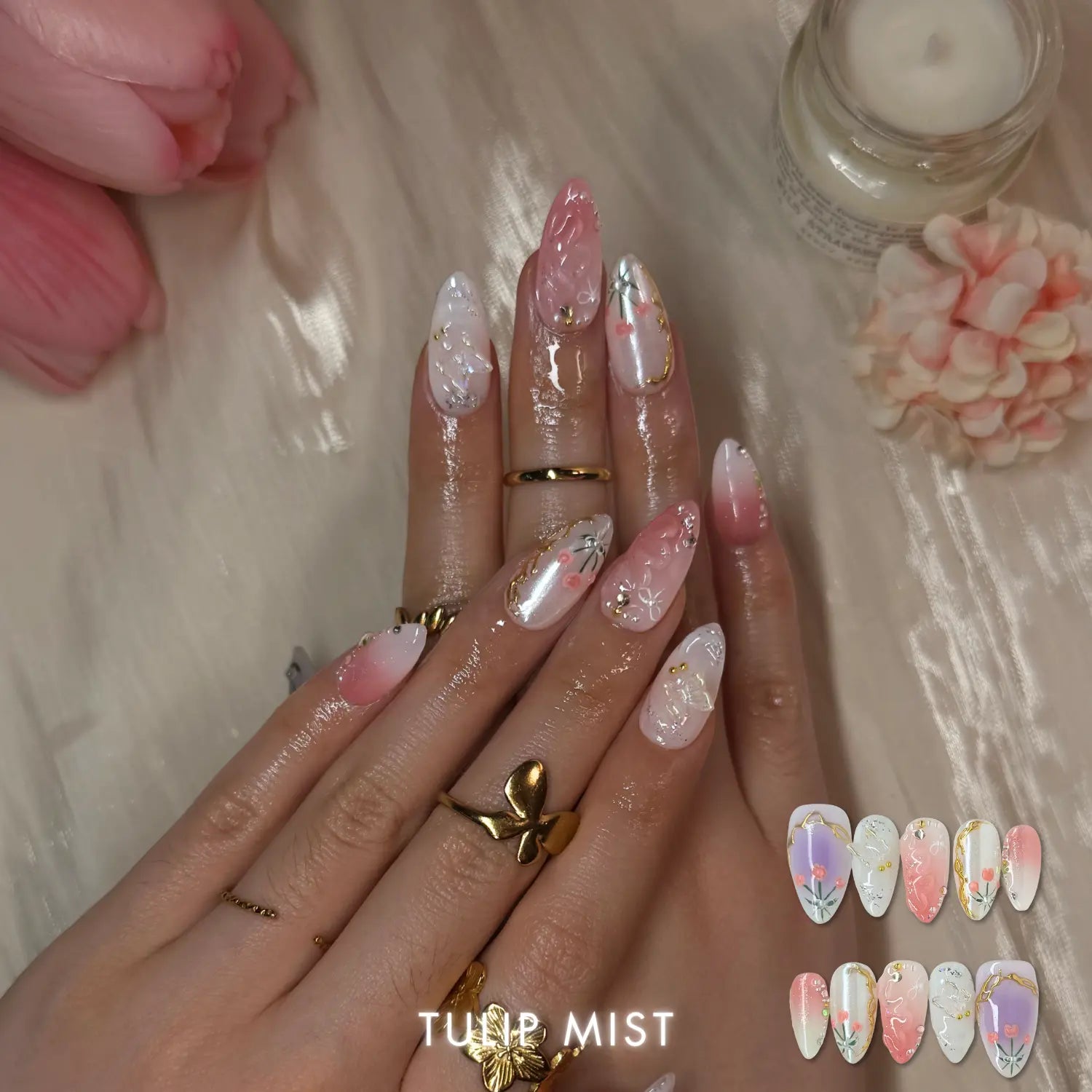 Nailphoria Spring Reverie Collection — Handmade Press-On Nails