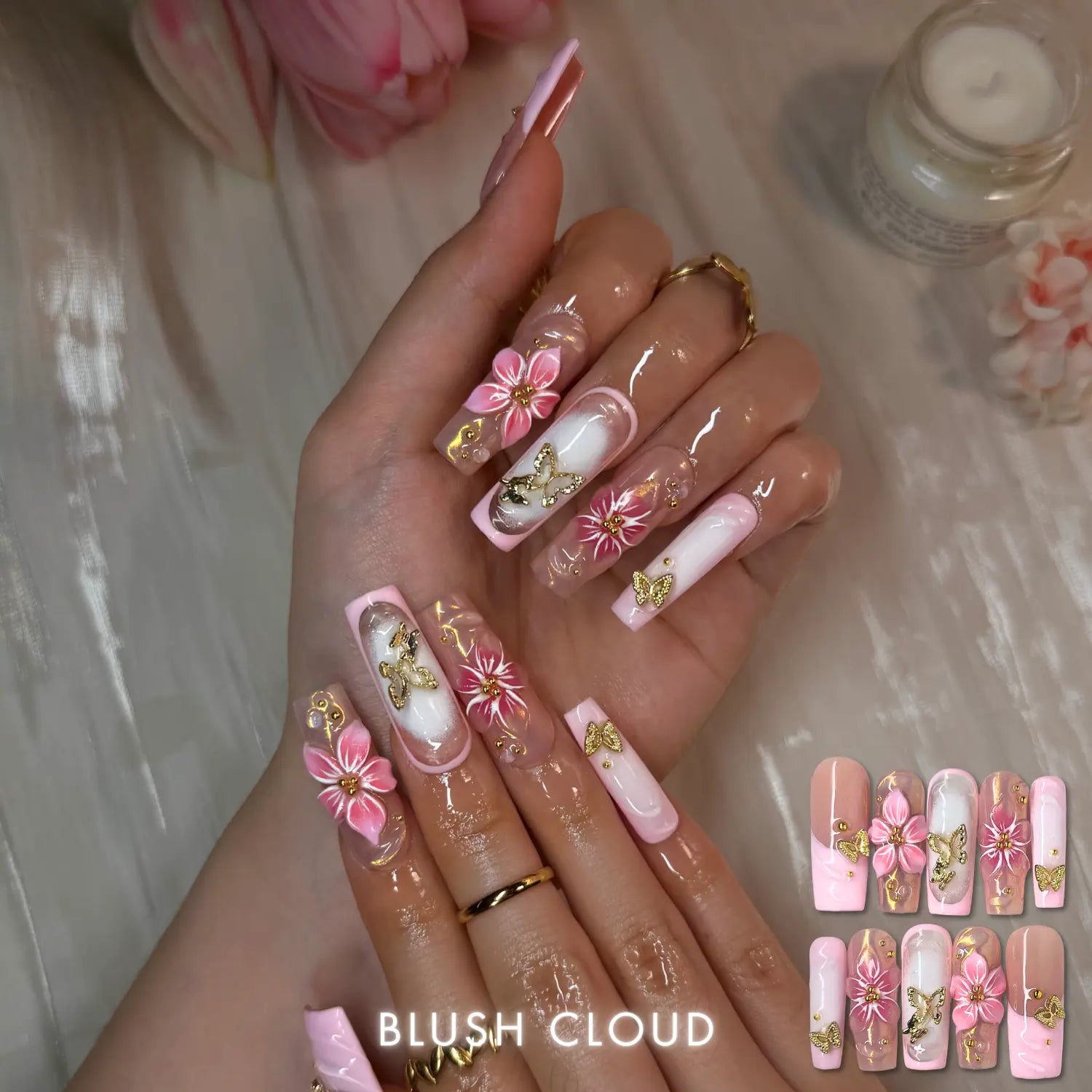 Nailphoria Spring Reverie Collection — Handmade Press-On Nails