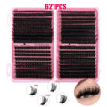DIY Volume Eyelash Cluster Set | D Curl Lashes 8mm–16mm