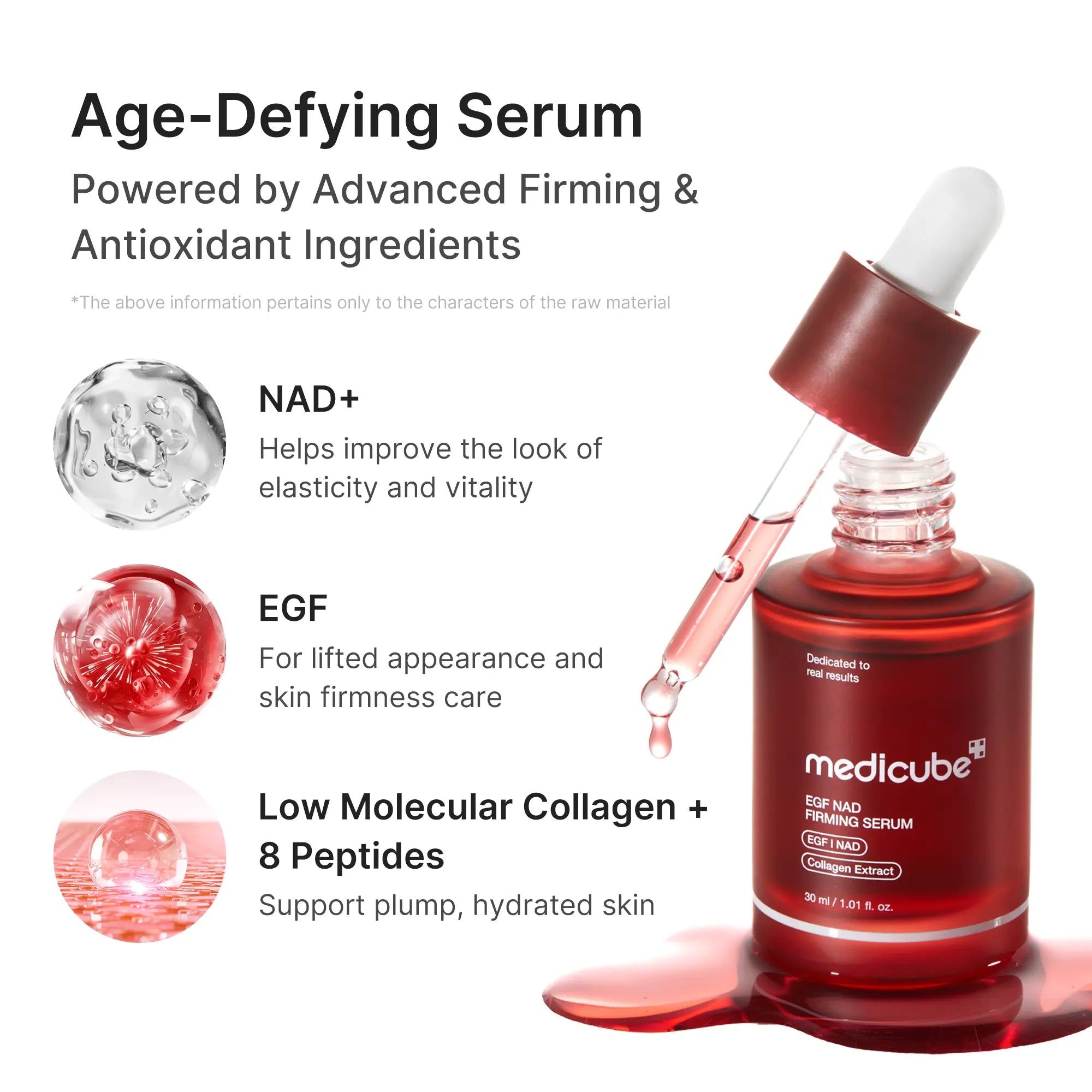 Medicube NAD+ EGF Firming Serum | Korean Anti-Aging Skincare