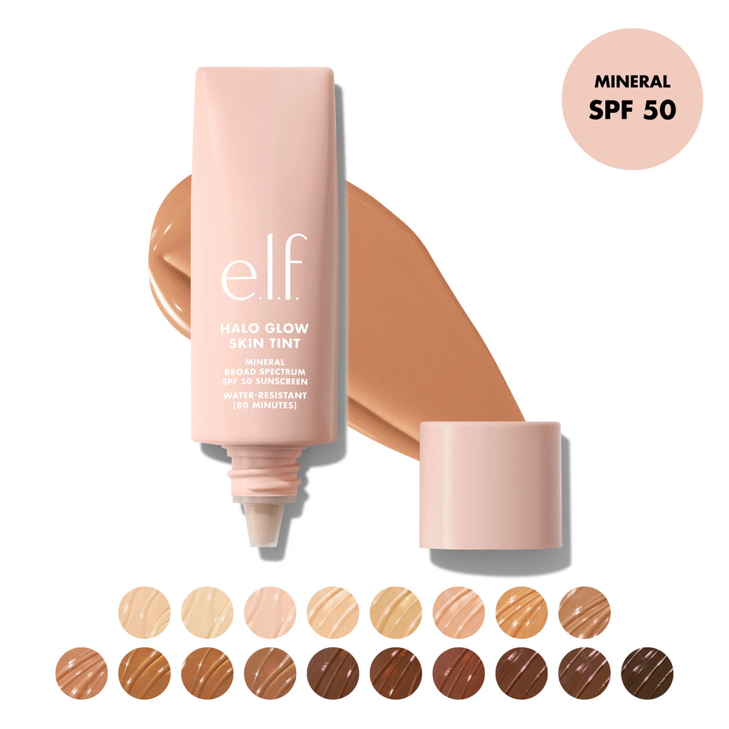 e.l.f. Halo Glow Skin Tint SPF 50 | Hydrating Mineral Skin Tint