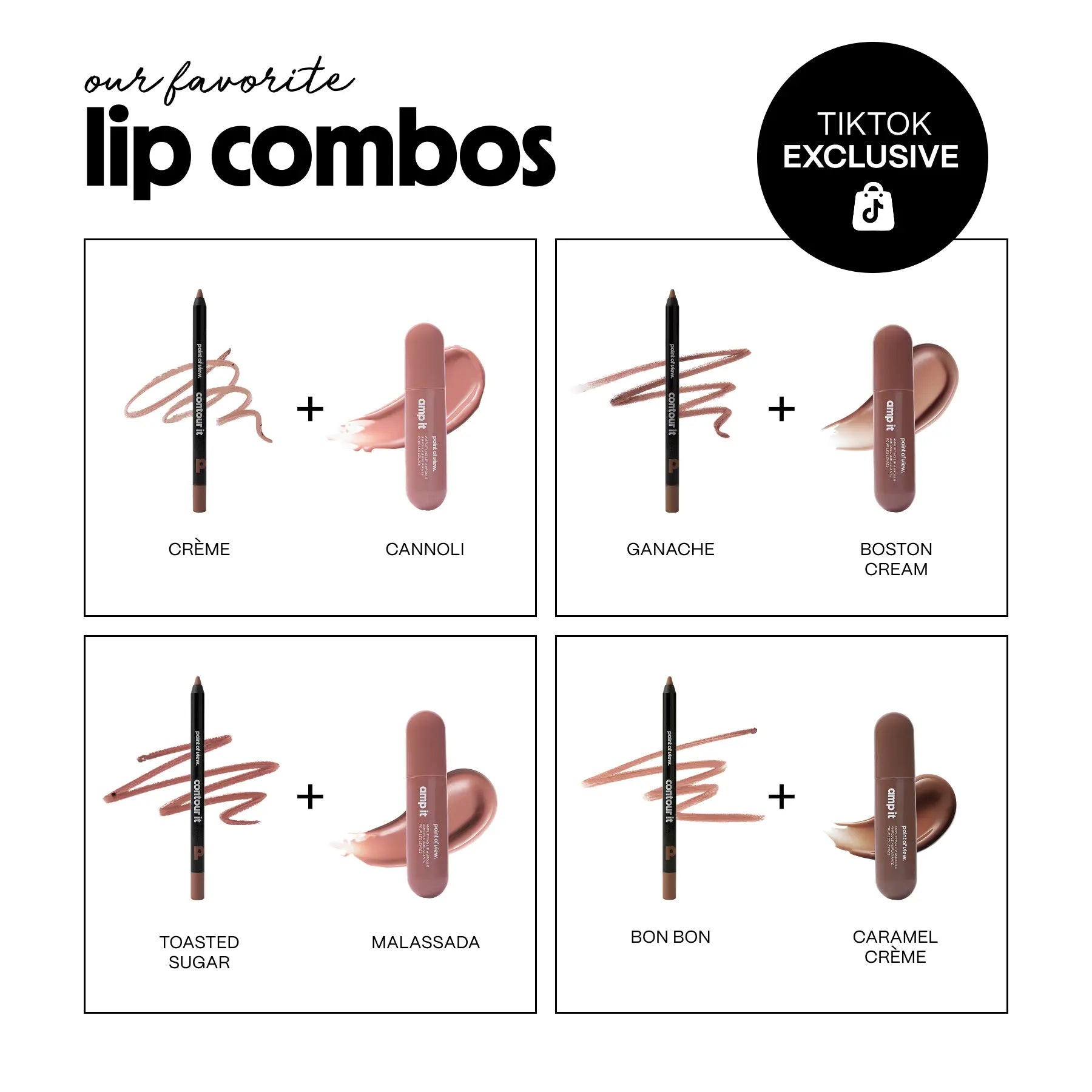 Amp (K)It Lip Liner + Gloss Bundle | Point of View Beauty