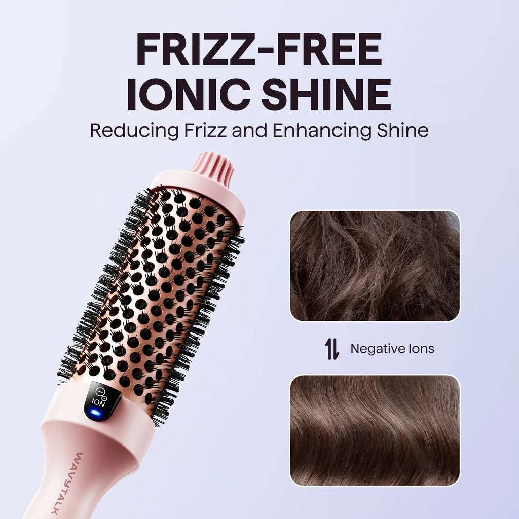 Wavytalk Blowout Boost Ionic Thermal Brush | LED Heated Brush