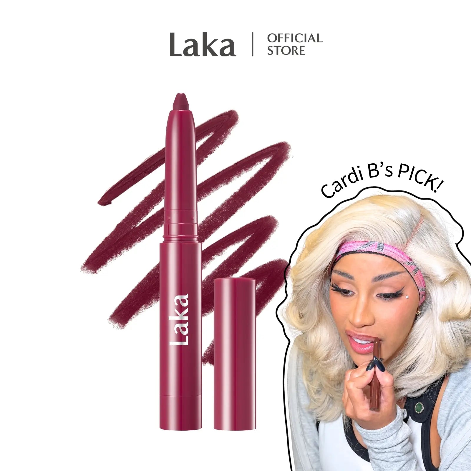 Laka Easy Glide Lip Liner | Creamy Blend able Lip Pencil