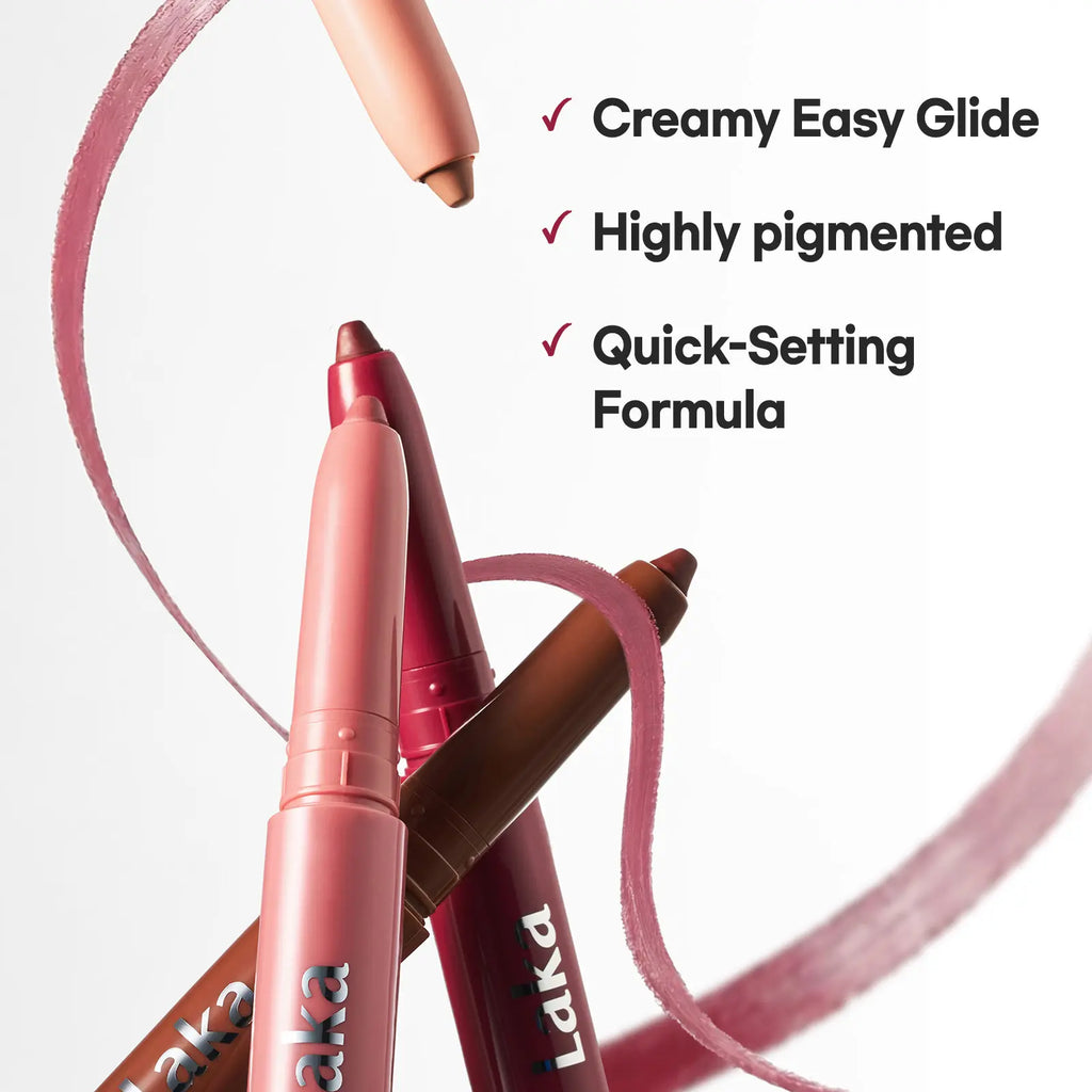 Laka Easy Glide Lip Liner | Creamy Blend able Lip Pencil