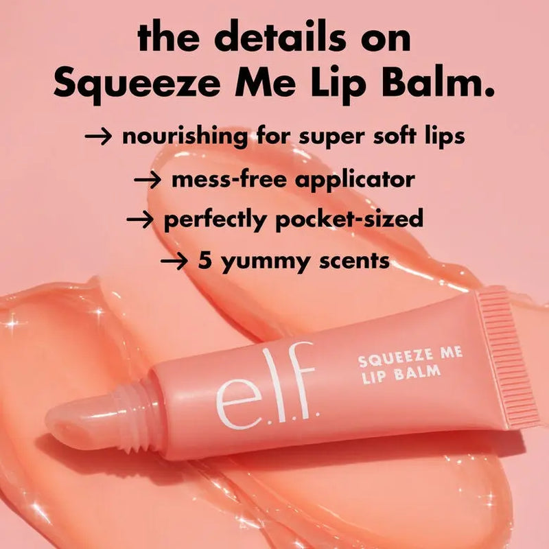 e.l.f. Squeeze Me Lip Balm | Sheer Tint Moisturizing Lip Balm