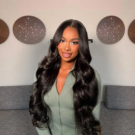 Tuneful 13x6 Body Wave Lace Front Human Hair Wig — Pre-Plucked 180% Density HD Lace