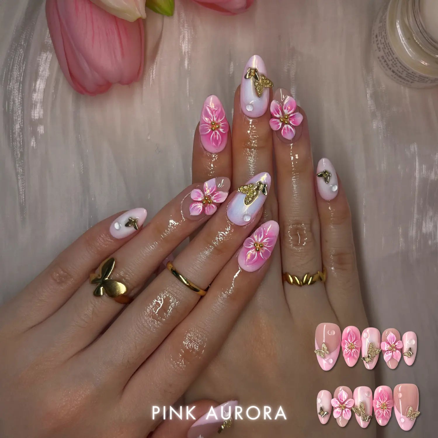 Nailphoria Spring Reverie Collection — Handmade Press-On Nails