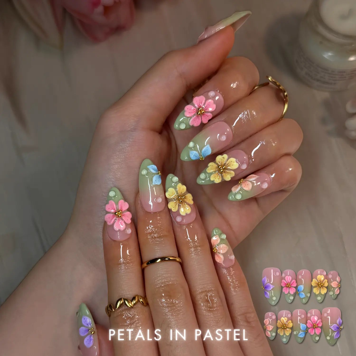 Nailphoria Spring Reverie Collection — Handmade Press-On Nails