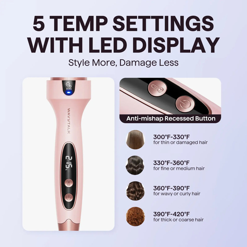 Wavytalk Blowout Boost Ionic Thermal Brush | LED Heated Brush
