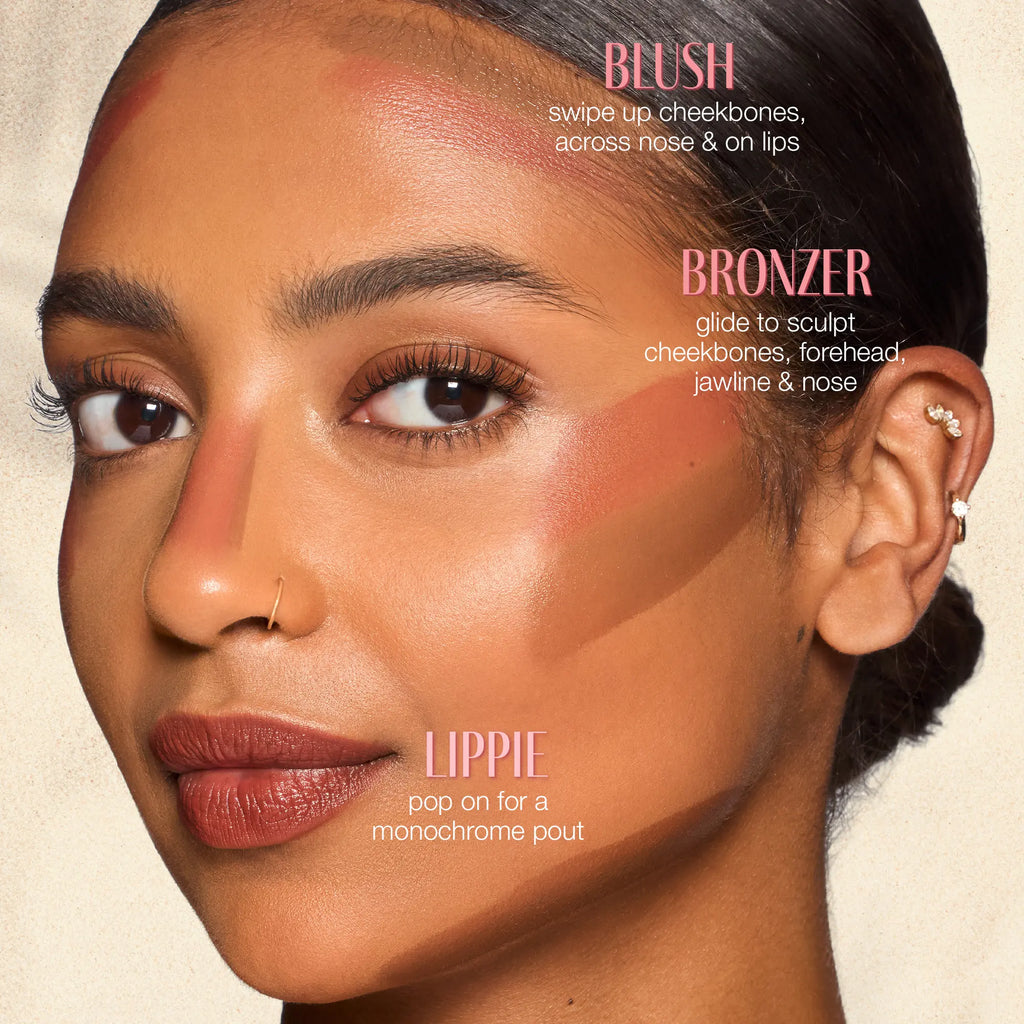 Tarte Maracuja Juicy Multi-Stick + Brush | Blush & Bronzer Stick