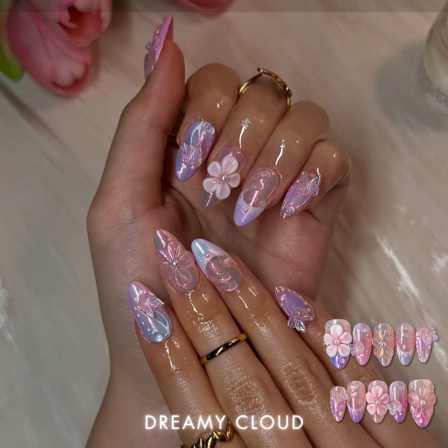 Nailphoria Spring Reverie Collection — Handmade Press-On Nails