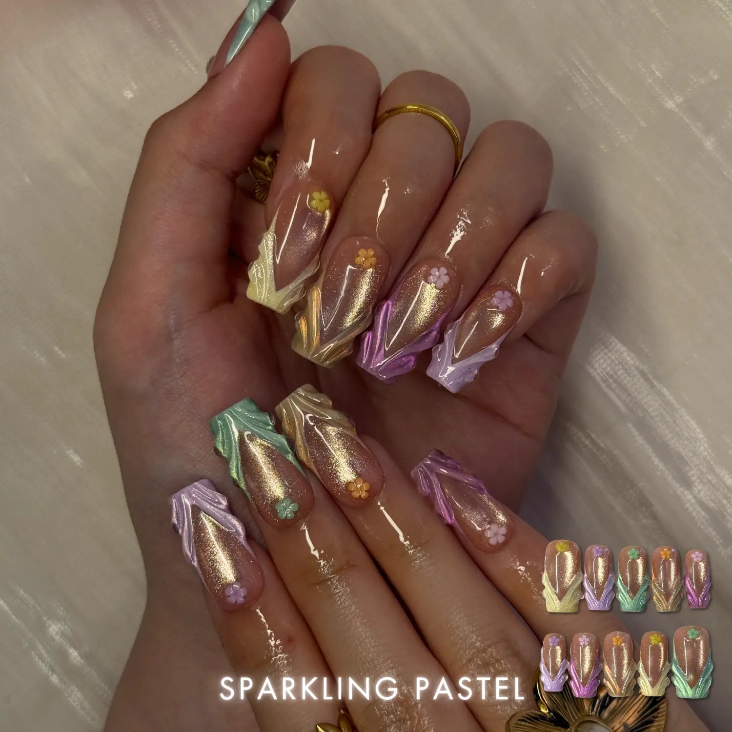 Nailphoria Spring Reverie Collection — Handmade Press-On Nails