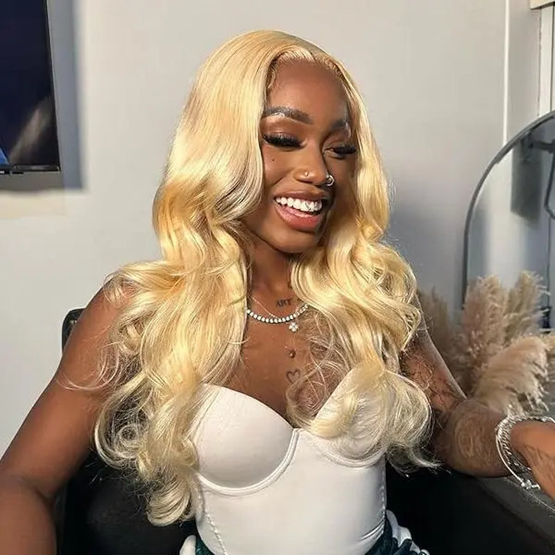 Hot Star 613 Blonde 13x6 HD Lace Front Human Hair Wig