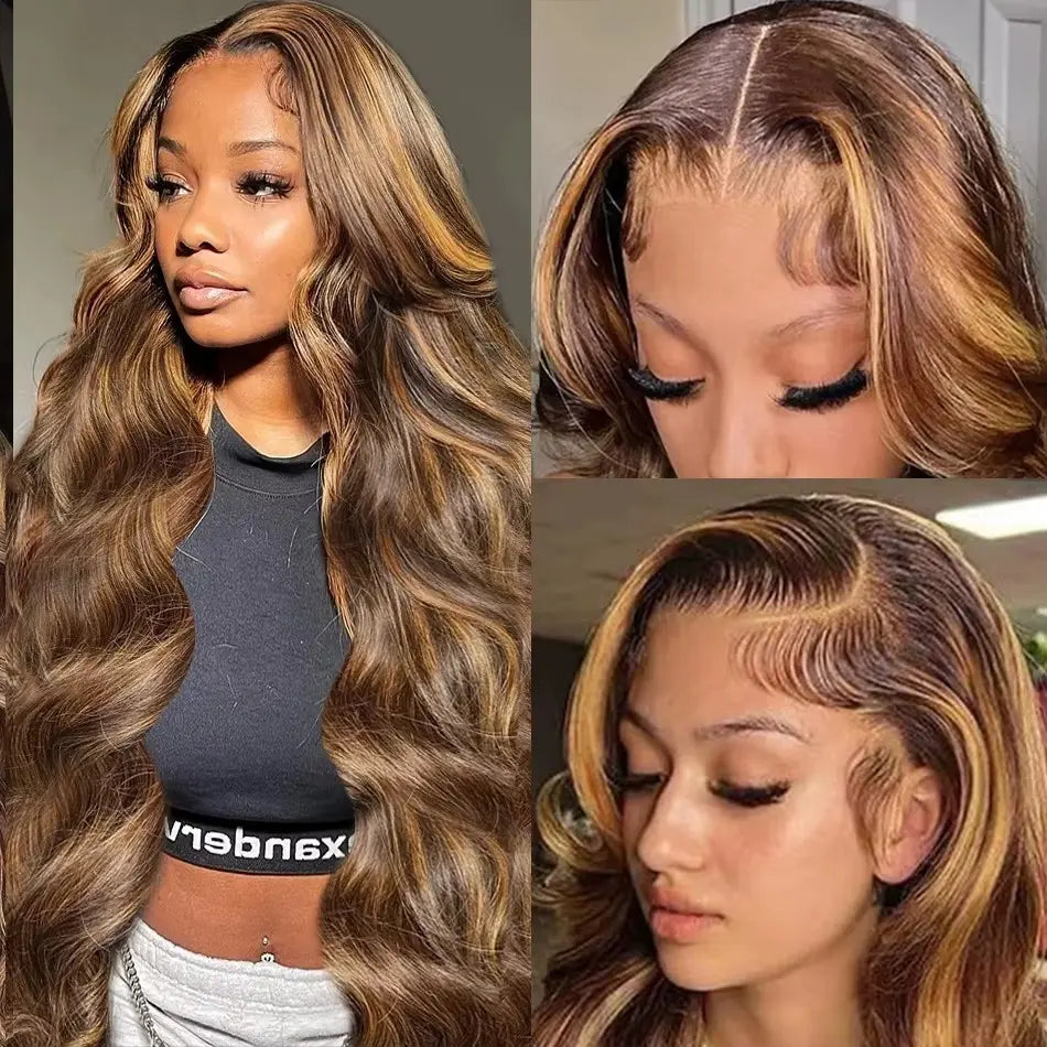 Hot Star P4/27 Highlight 13x6 HD Lace Front Human Hair Wig