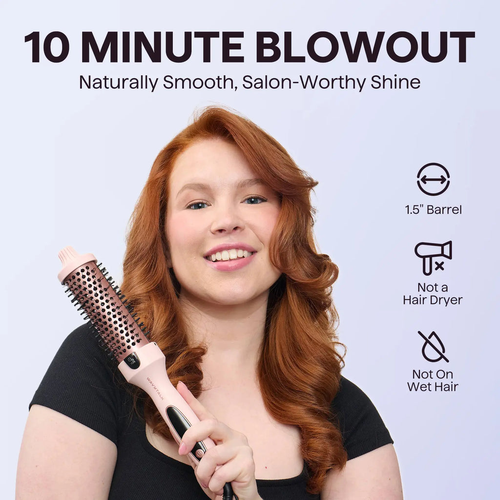 Wavytalk Blowout Boost Ionic Thermal Brush | LED Heated Brush
