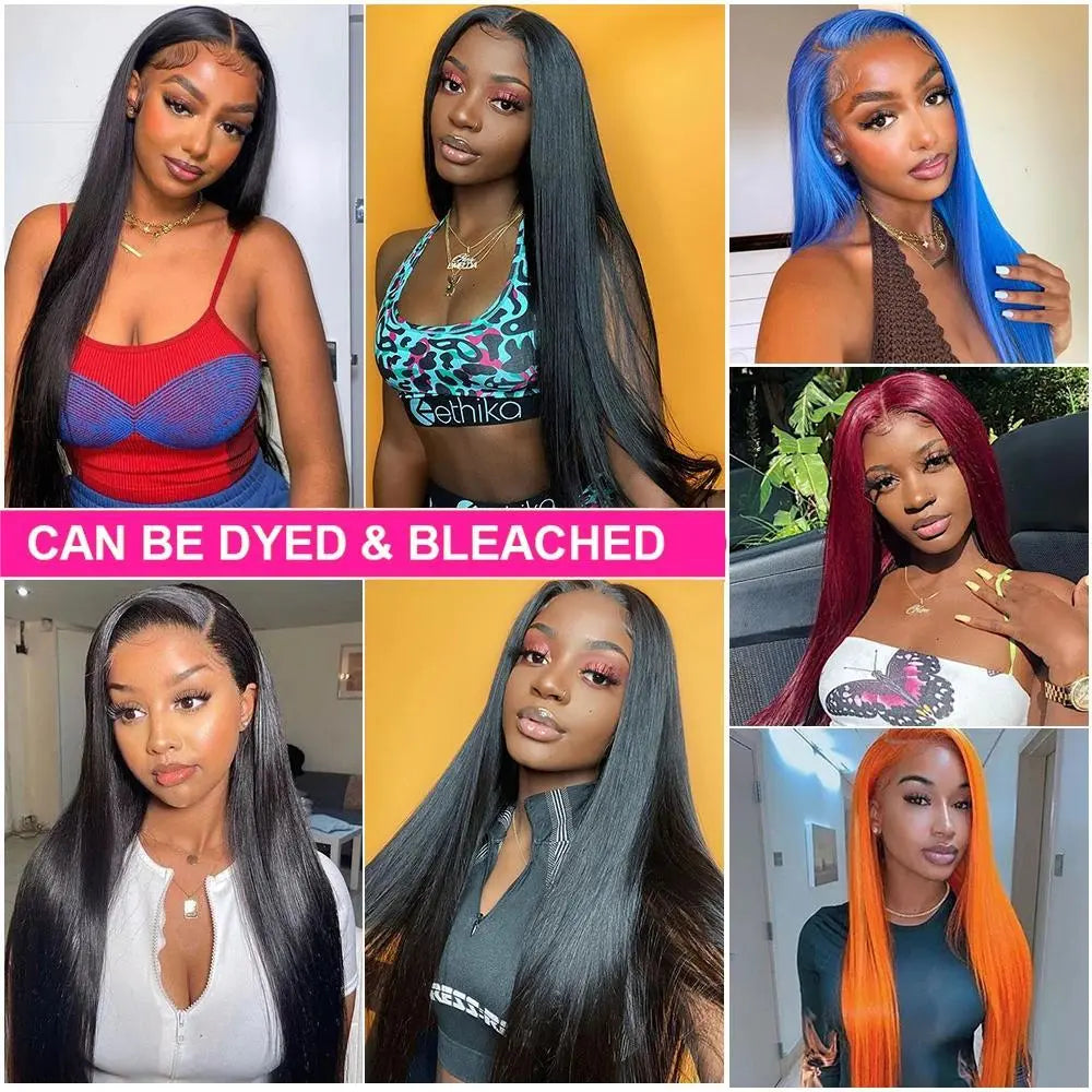 13x6 HD Lace Front Human Hair Wig | Natural Black Pre-Plucked Wig