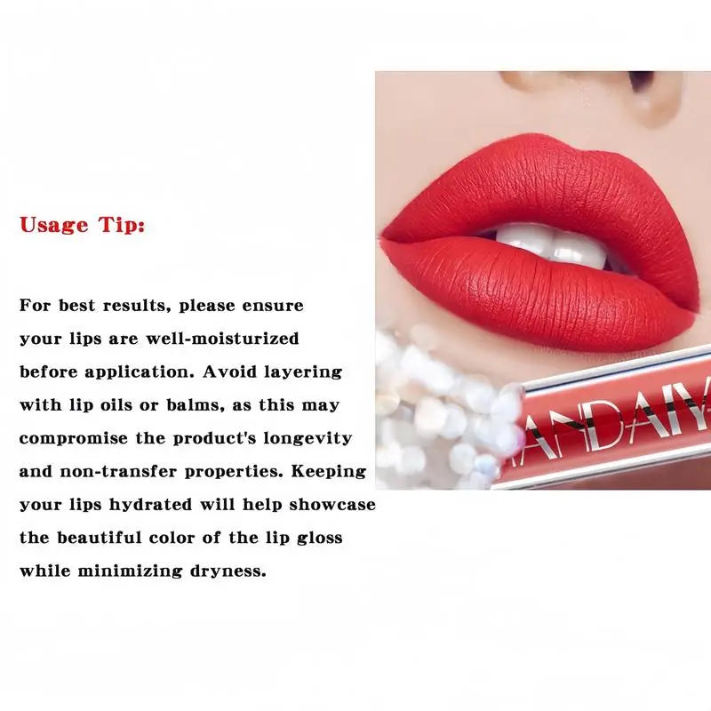 Handaiyan 6-Piece Matte Lip Stain Set | Long-Lasting Lipstick Kit