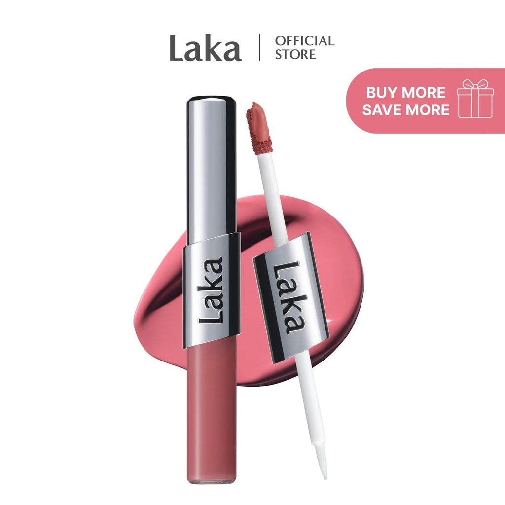 [Laka] Perfect Twin Lip | Dual-Ended Matte Lipstick & Gloss