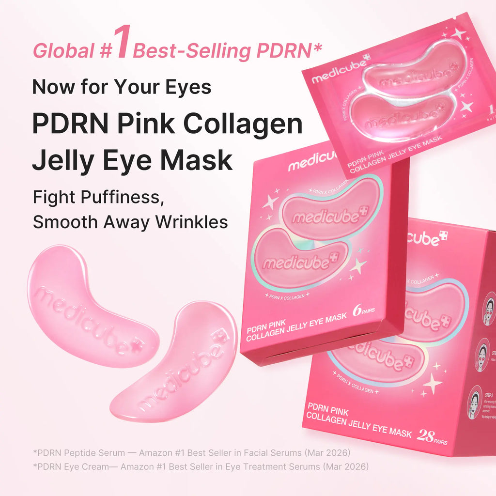 Medicube PDRN Pink Collagen Jelly Eye Mask | Hydrogel Eye Patches
