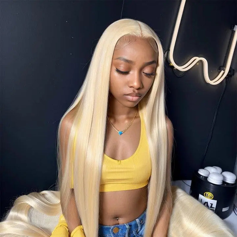 Hot Star 613 Blonde 13x6 HD Lace Front Human Hair Wig