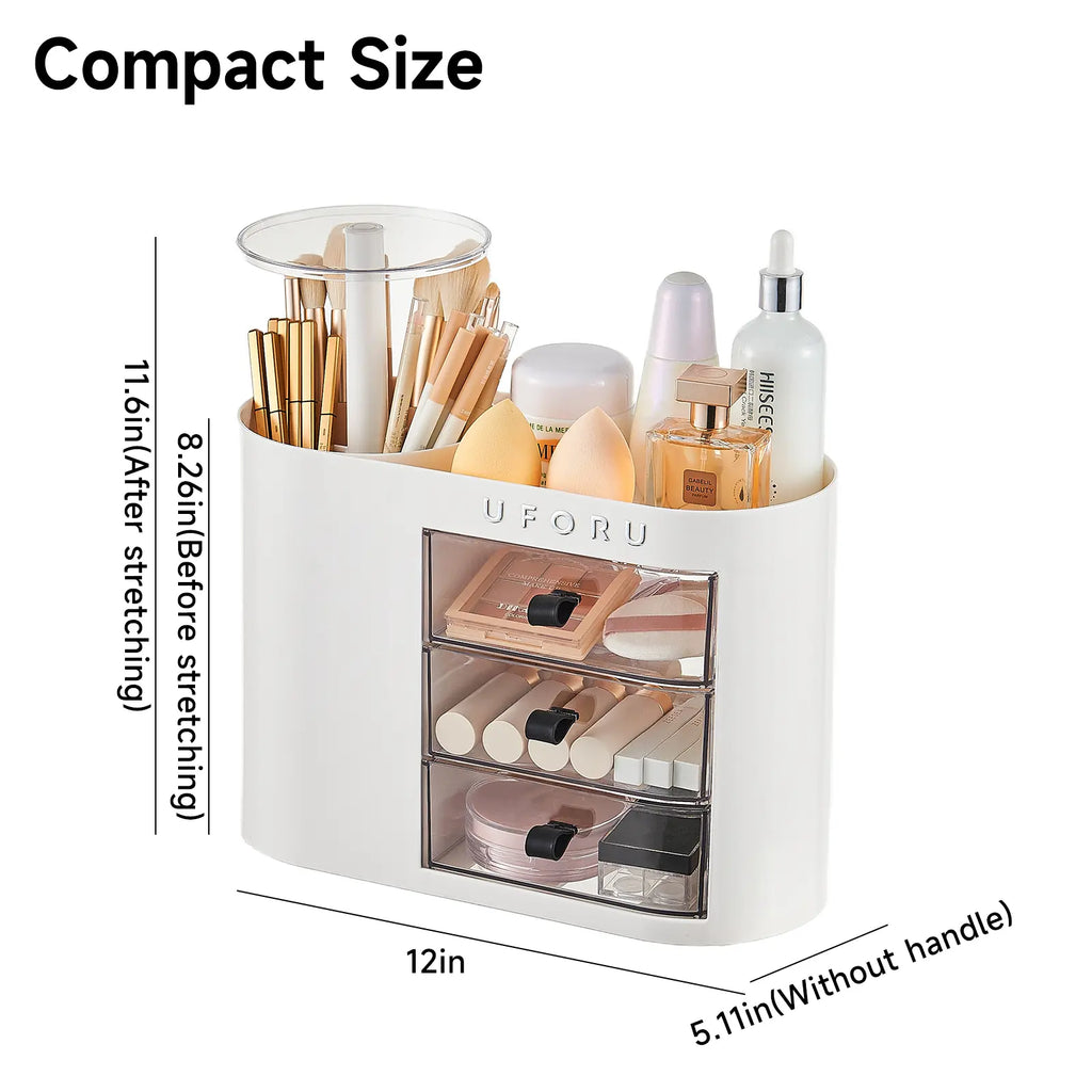 UFORU Makeup Organizer with Drawers | Vanity Cosmetic Storage