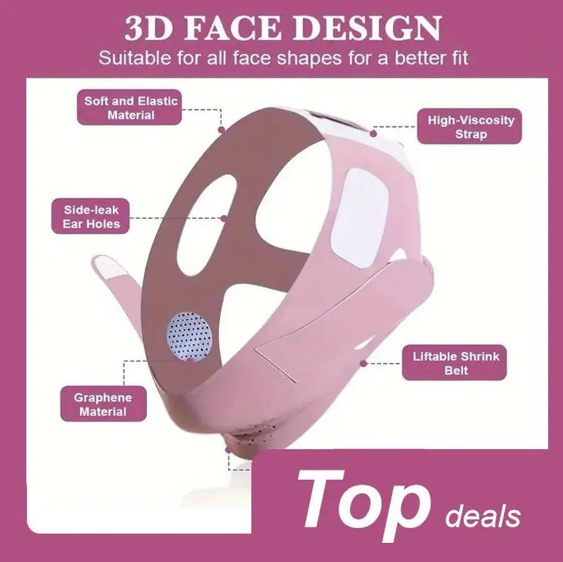 V-Line Lifting Face Strap | Adjustable Facial Sculpting Belt