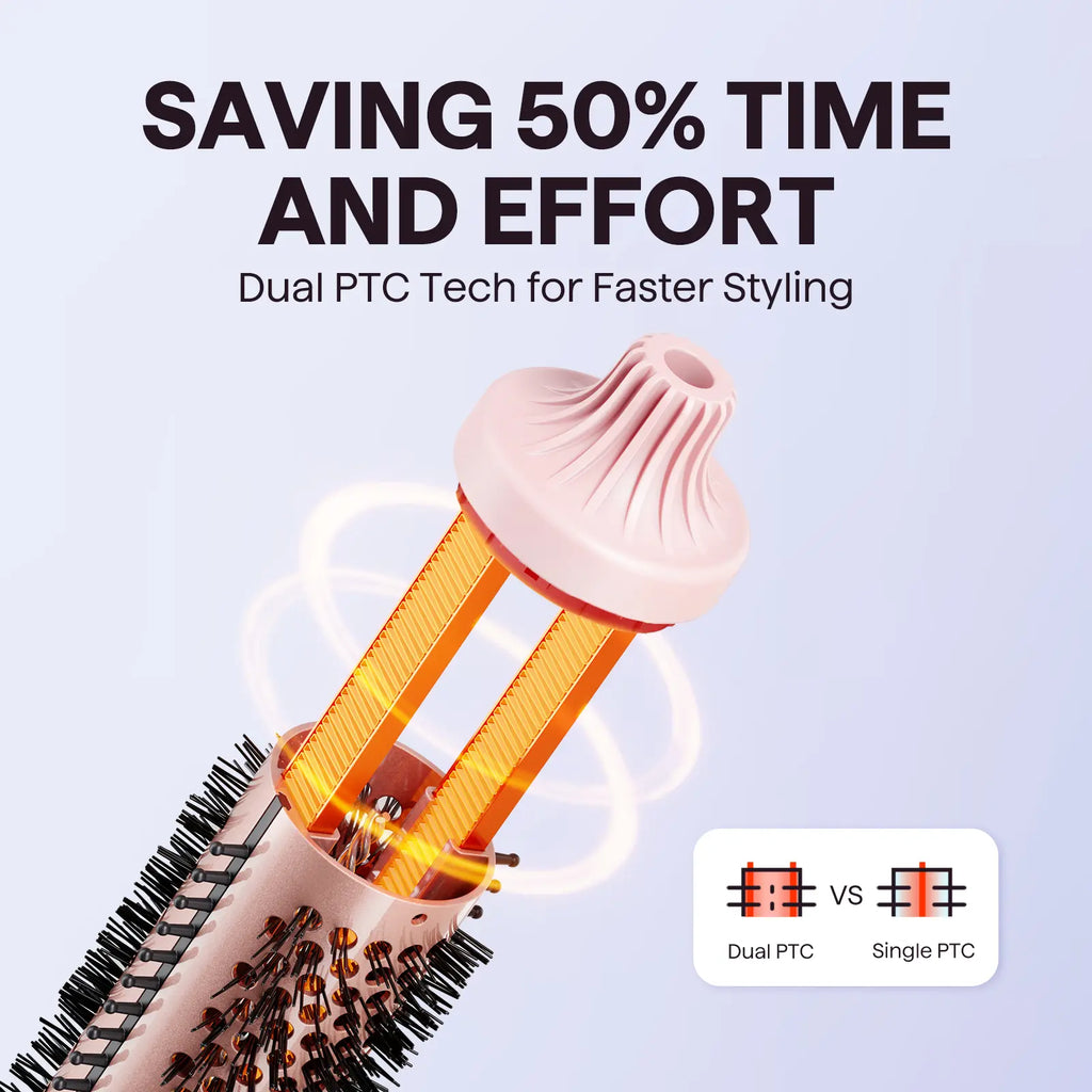 Wavytalk Blowout Boost Ionic Thermal Brush | LED Heated Brush