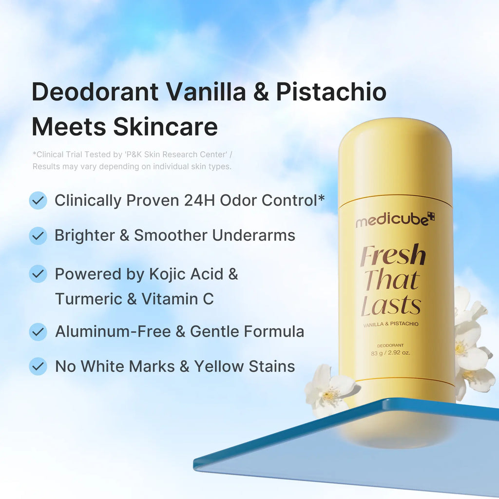Medicube Vanilla & Pistachio Deodorant | Aluminum-Free Skincare Deodorant