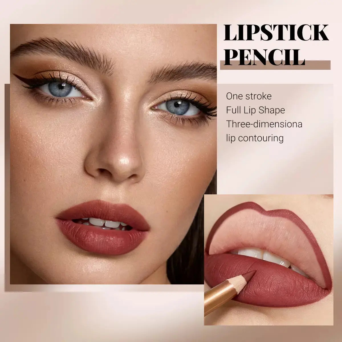 12-Piece Matte Lip Liner Pencil Set | Long-Lasting Lip Makeup Kit