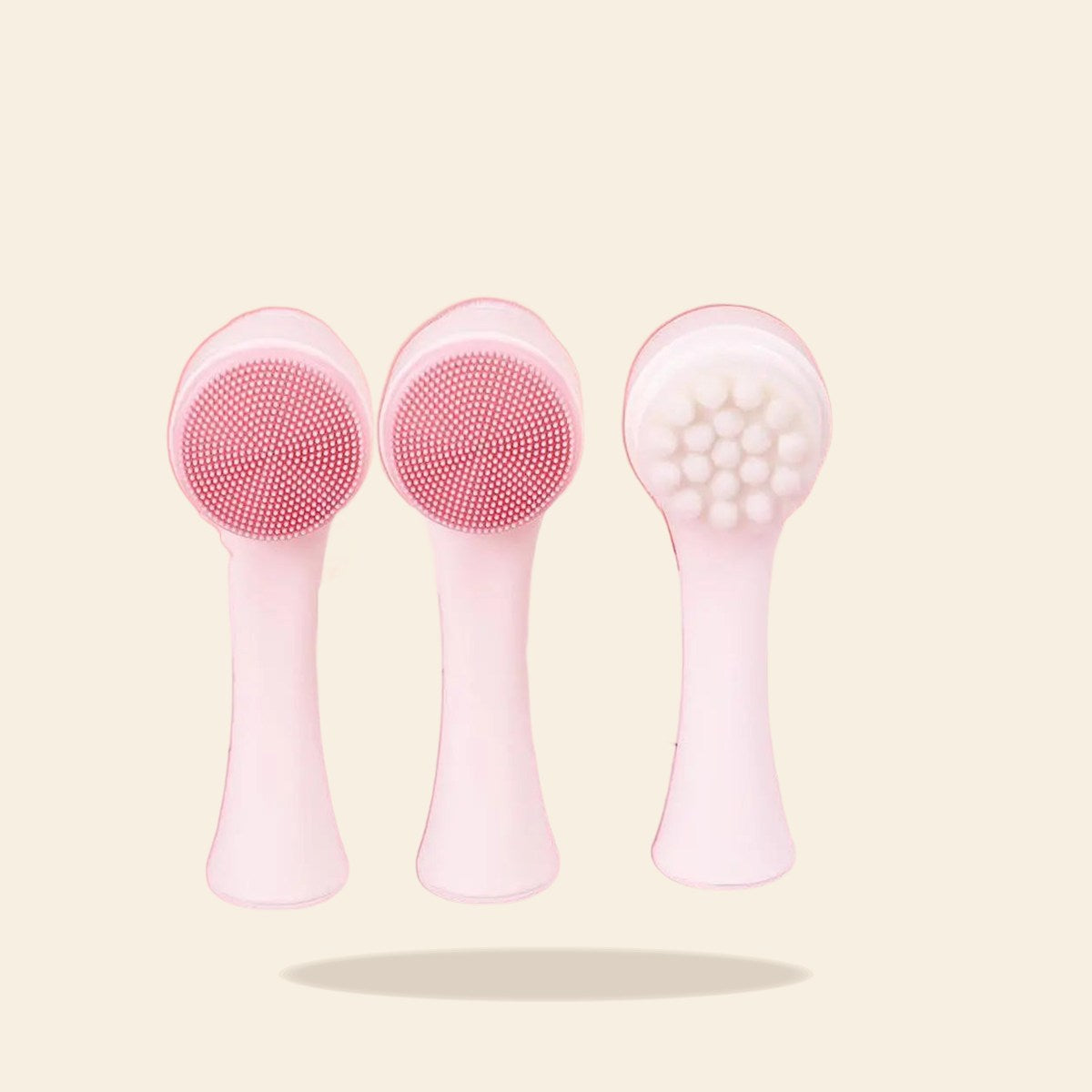 Double-Sided Silicone Face Brush | Facial Cleanser & Massager