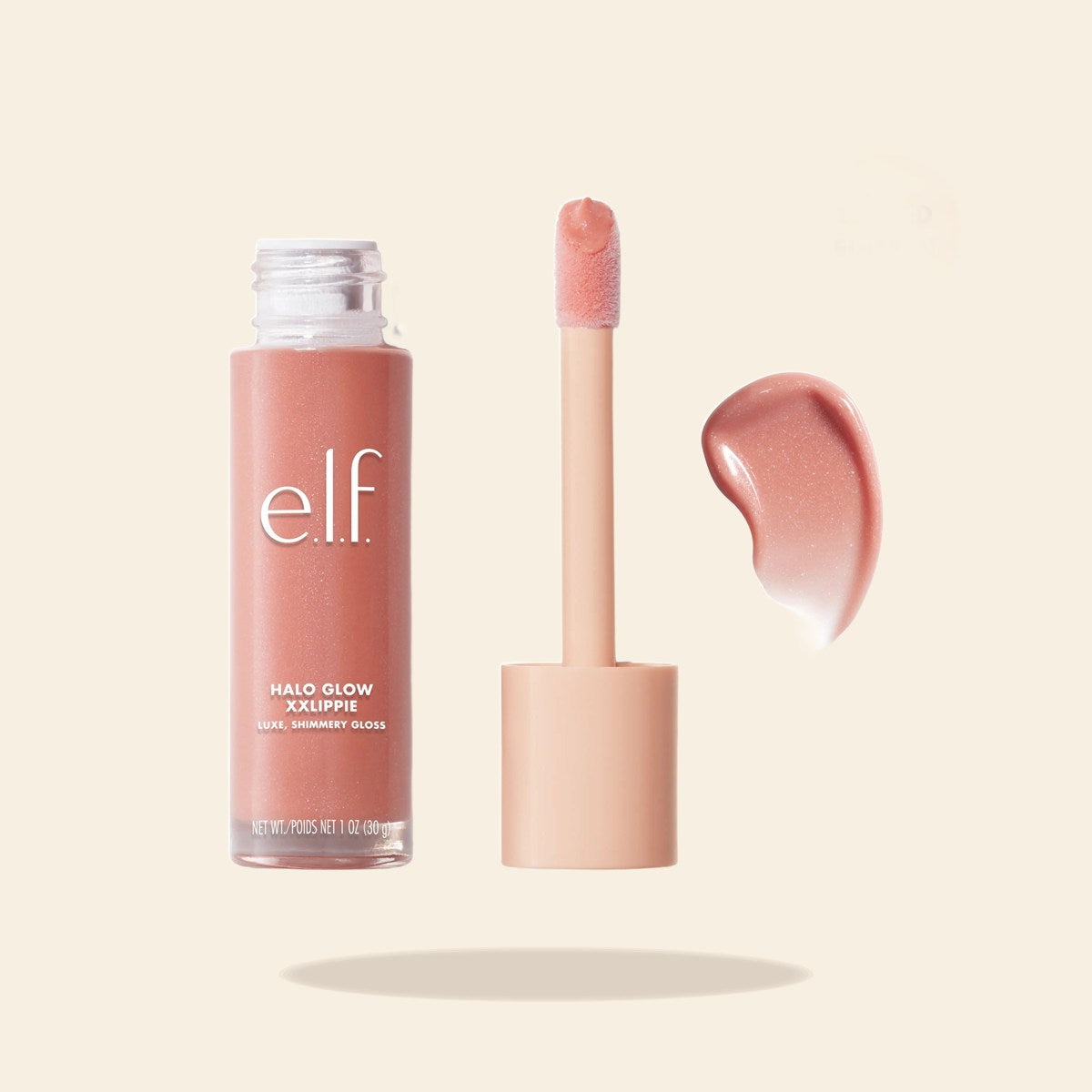 e.l.f. Halo Glow XXLippie Lip Gloss | Jumbo Pink Shimmer Gloss