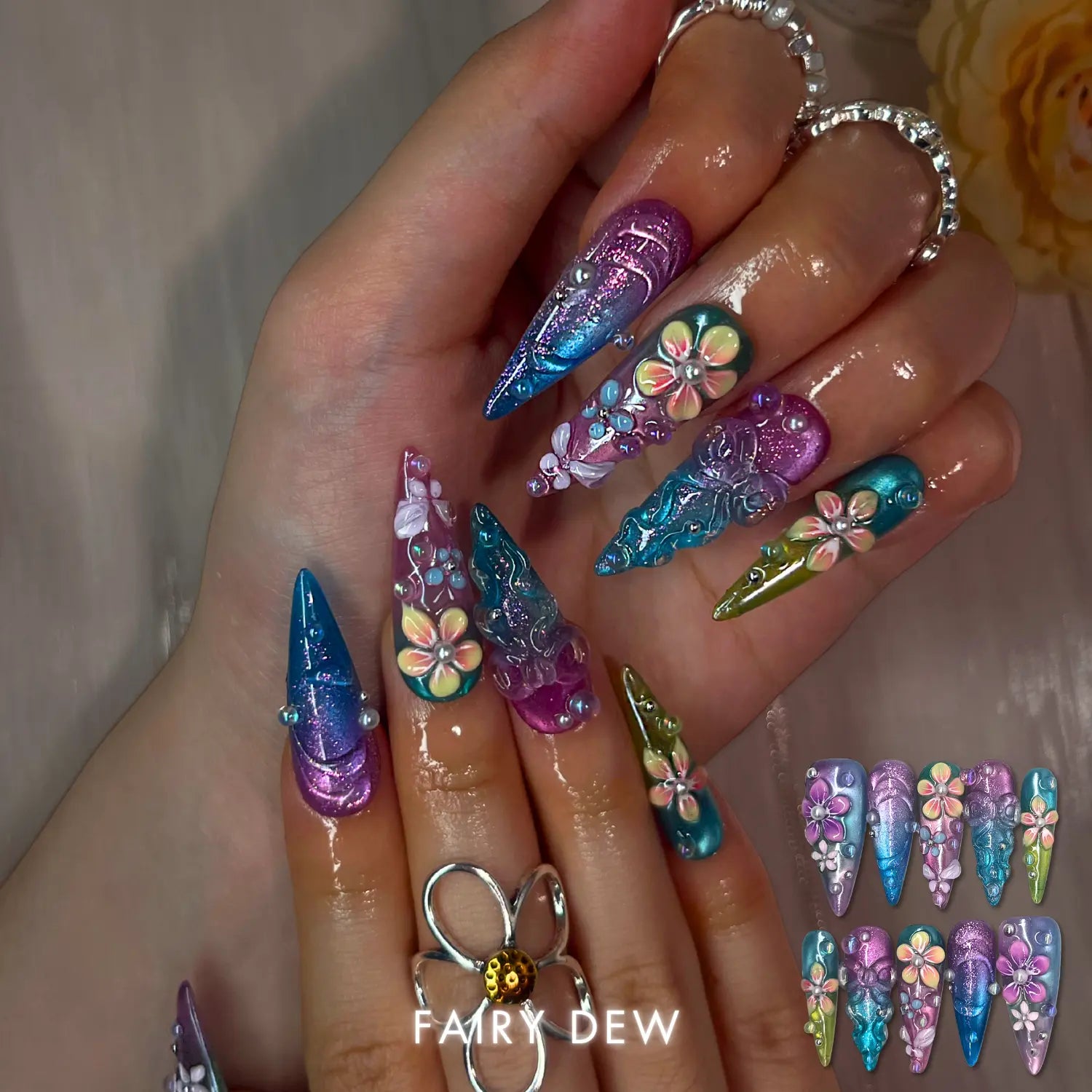 Nailphoria Spring Reverie Collection — Handmade Press-On Nails
