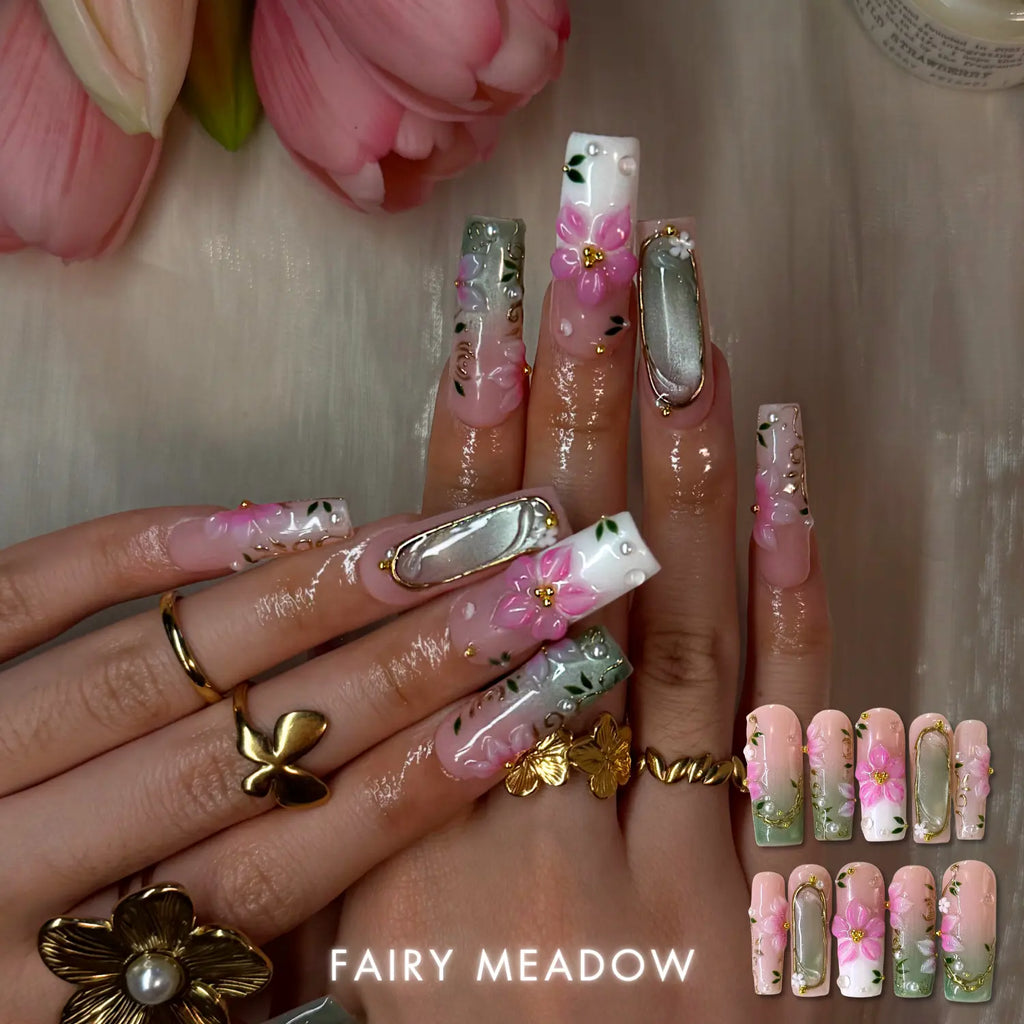 Nailphoria Spring Reverie Collection — Handmade Press-On Nails