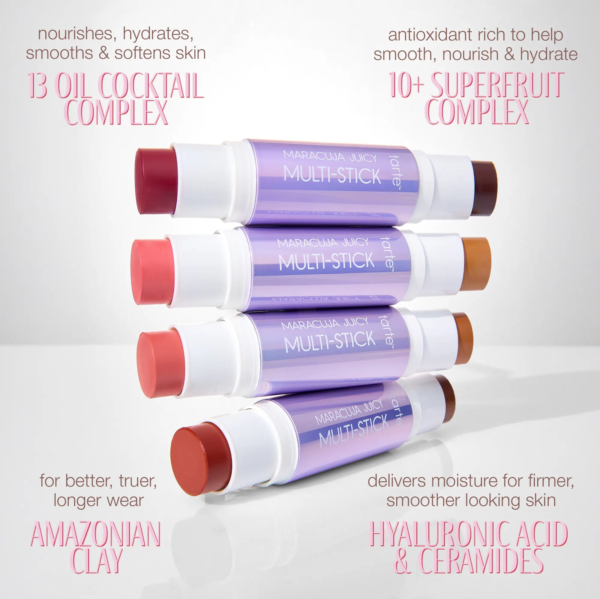 Tarte Maracuja Juicy Multi-Stick + Brush | Blush & Bronzer Stick