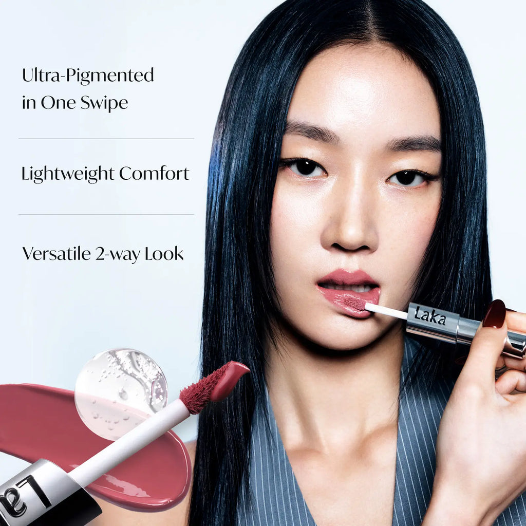 [Laka] Perfect Twin Lip | Dual-Ended Matte Lipstick & Gloss