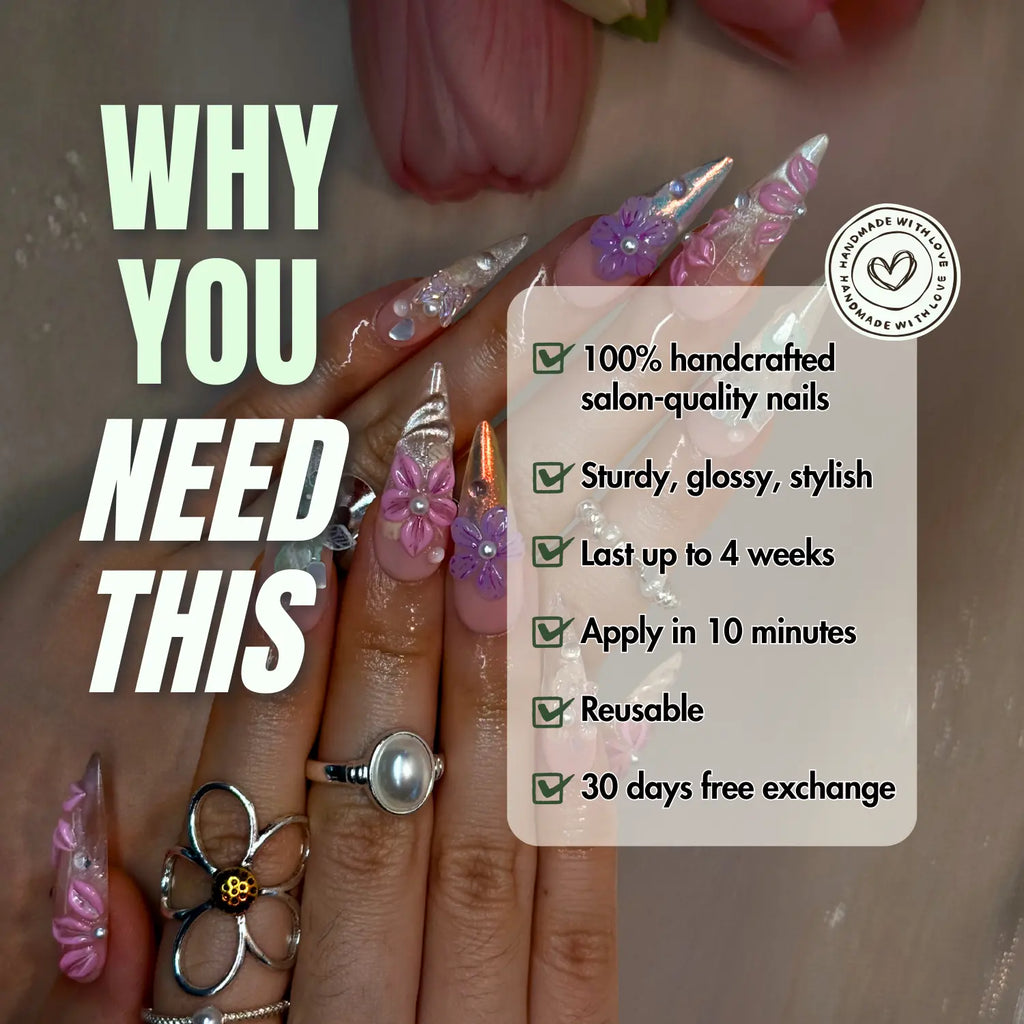 Nailphoria Spring Reverie Collection — Handmade Press-On Nails