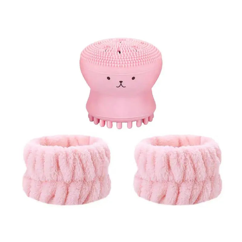 Facial Cleansing Brush with Wrist Strap | Soft Skincare Tool