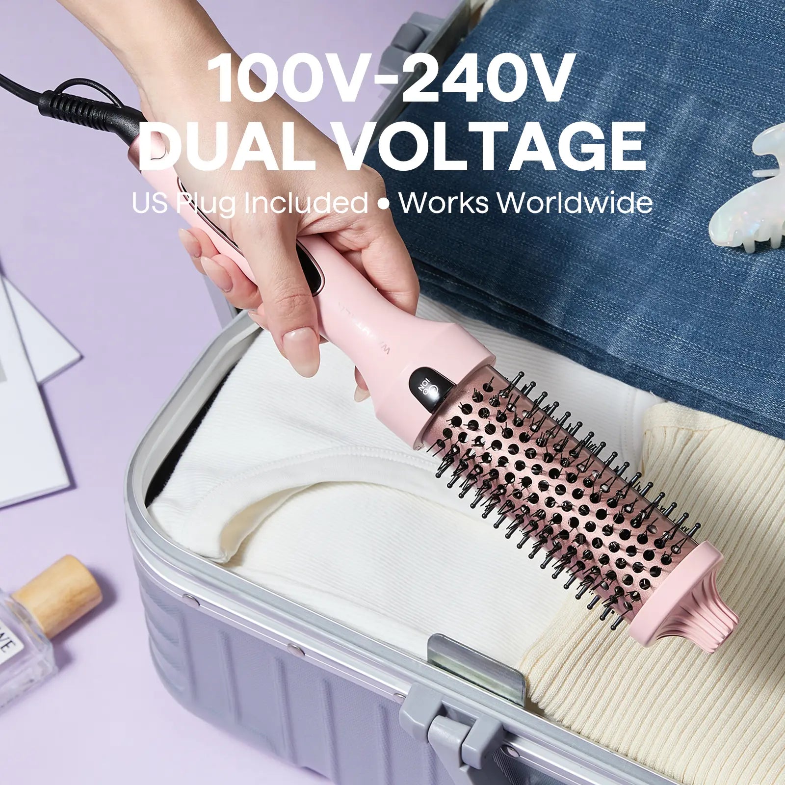 Wavytalk Blowout Boost Ionic Thermal Brush | LED Heated Brush